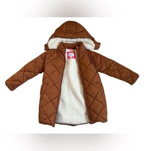 Amazon Essentials Quilted Cocoon Puffer Coat Size Large
